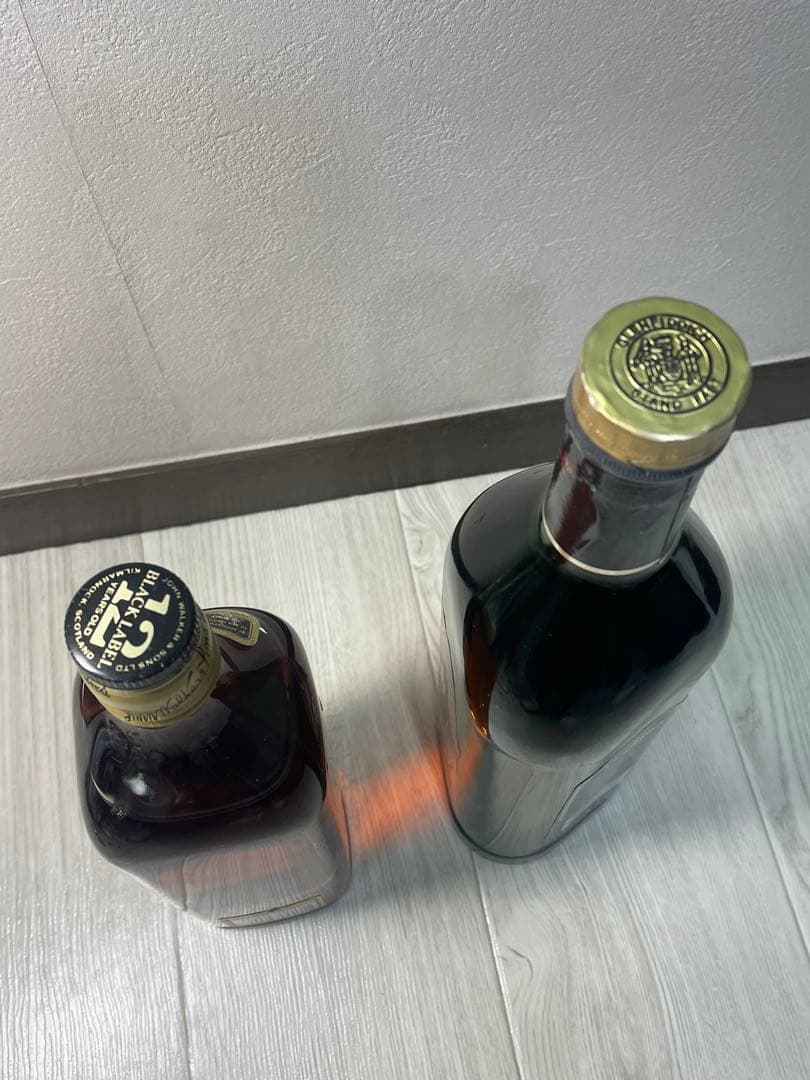 ジョニーウォーカー ブラックラベル 12年 & グレンフィディック 750ml