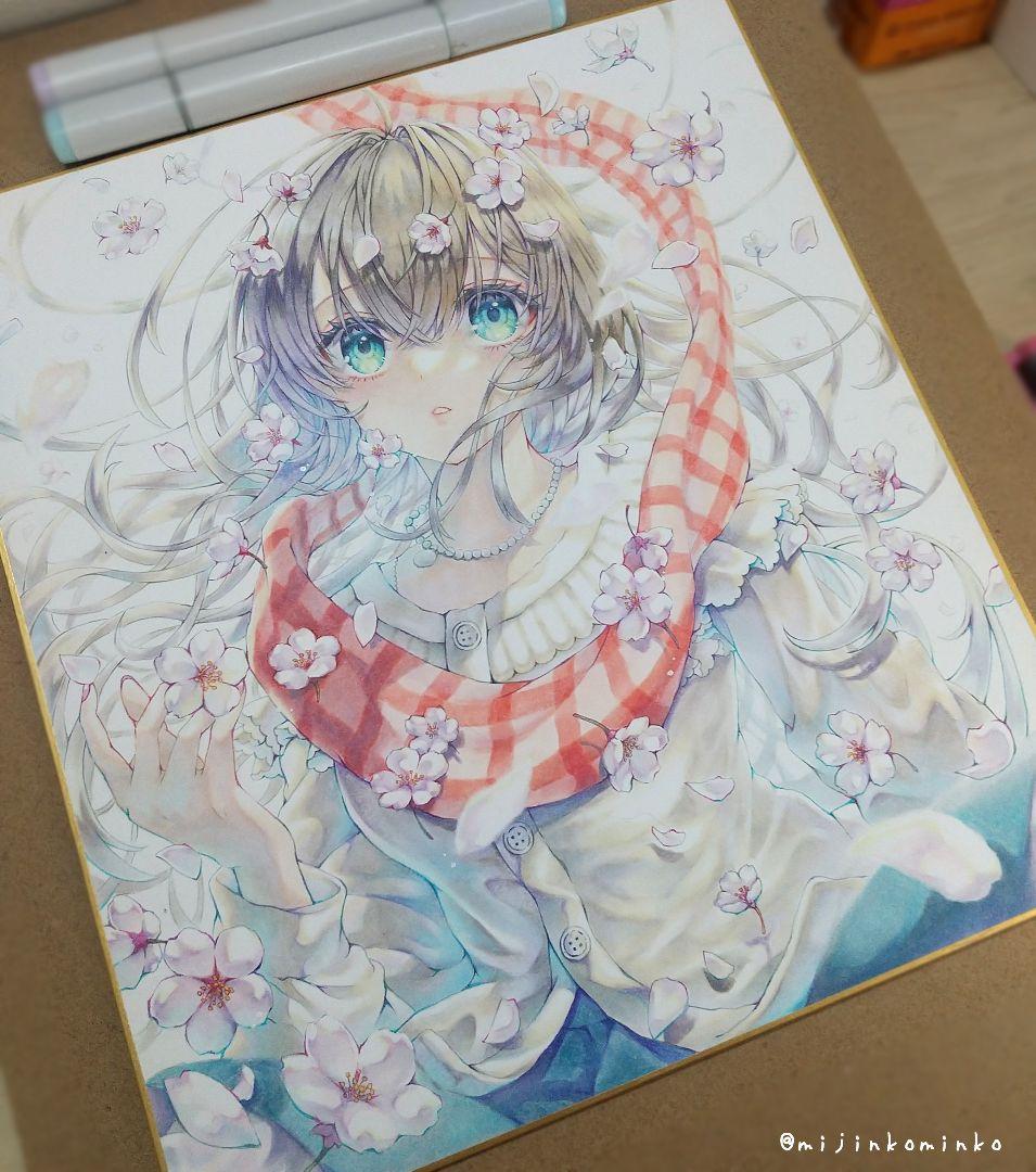 リ*メ様 オリジナル手描きイラスト 「来春」