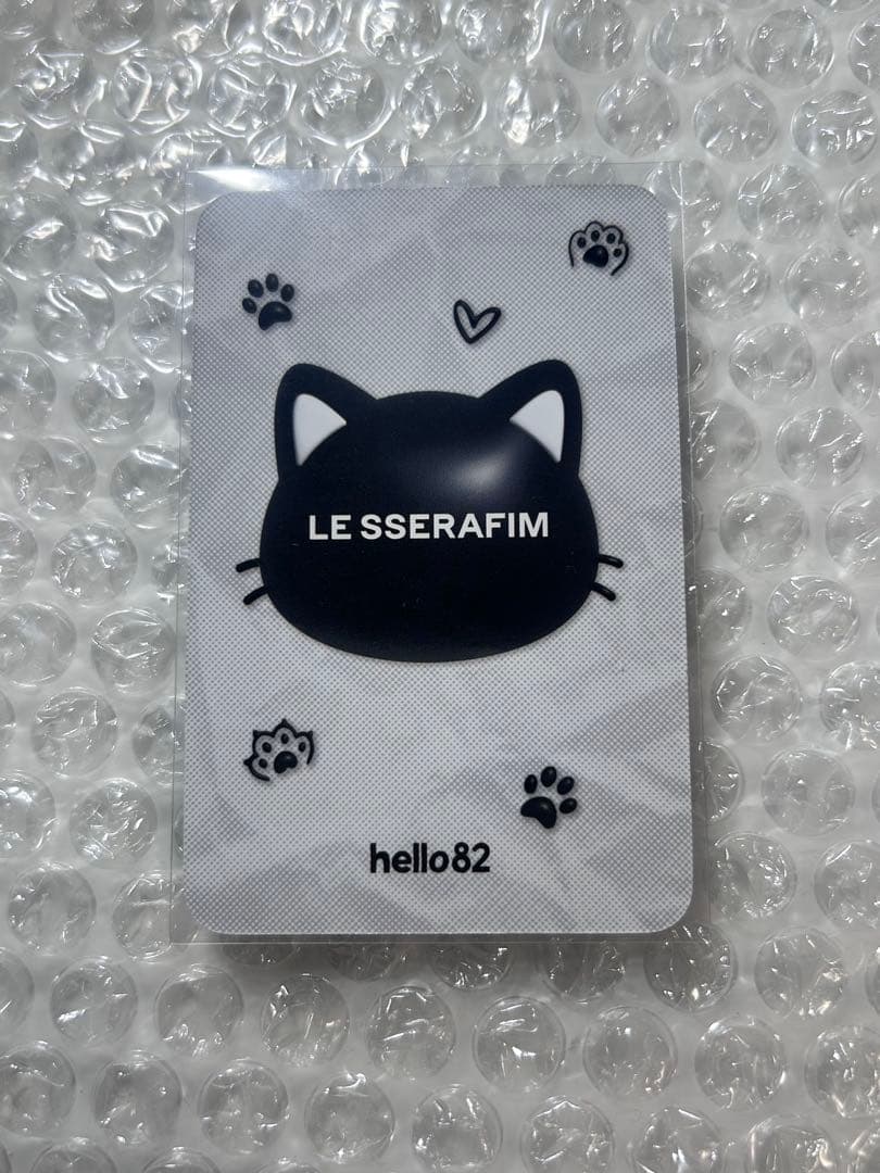 LESSERAFIM hello82 チェウォン　spaghetti トレカ