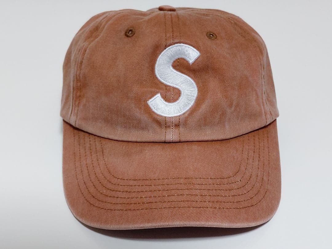 Supreme　Pigment　Print　S Logo　6-Panel　Tan