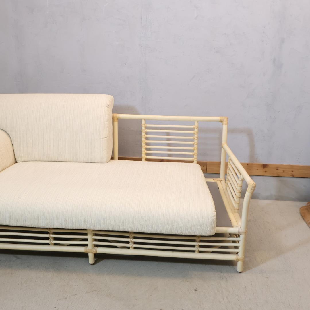 CASABLANCA カサブランカ ラタン 2人掛けソファ 2シーターソファ