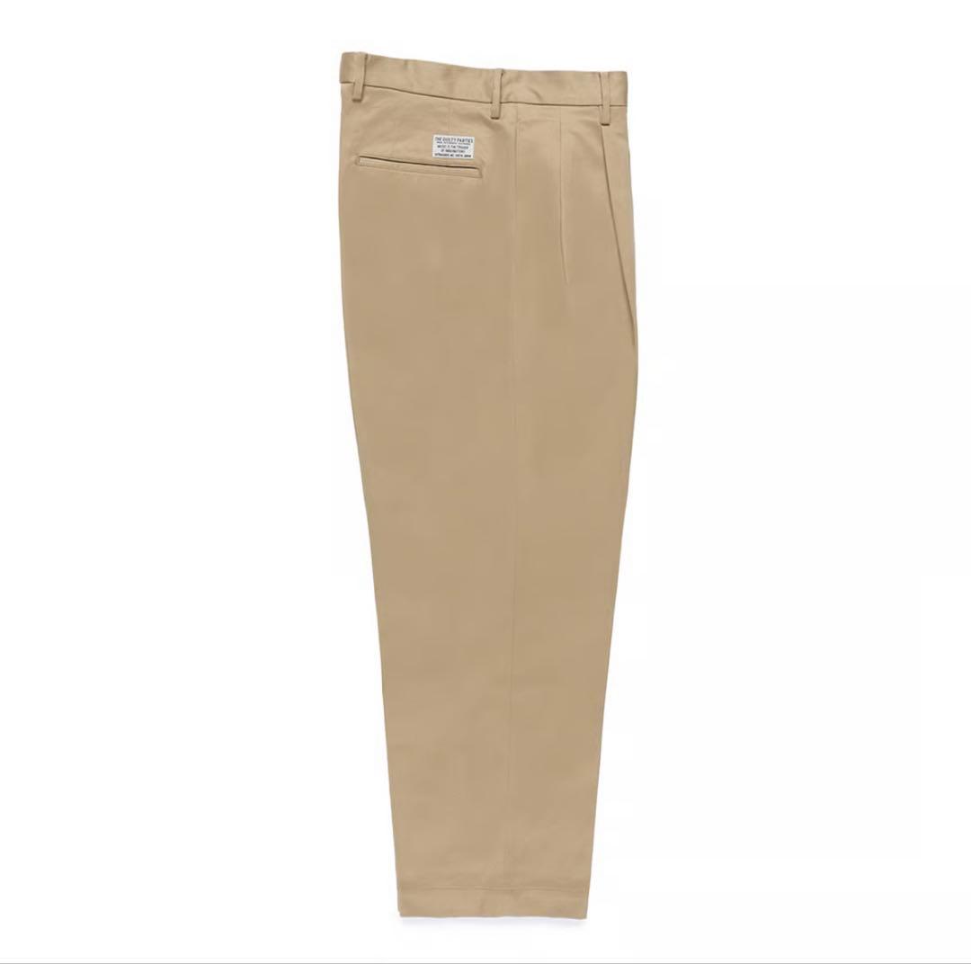 パンツ wackomaria DOUBLE PLEATED CHINO TROUSERS