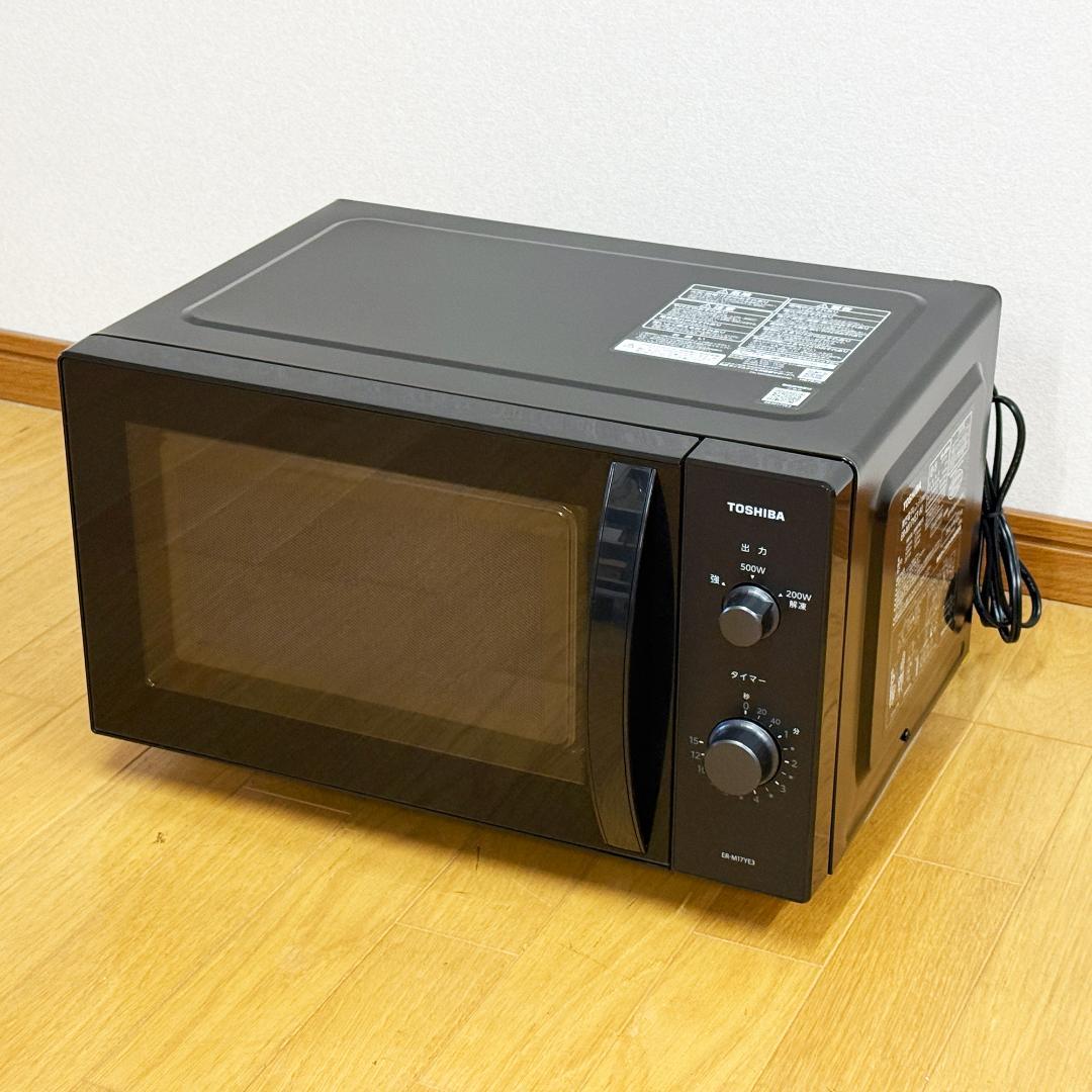 美品 東芝 電子レンジ TOSHIBA ER-M17YE3(K) 2023年製