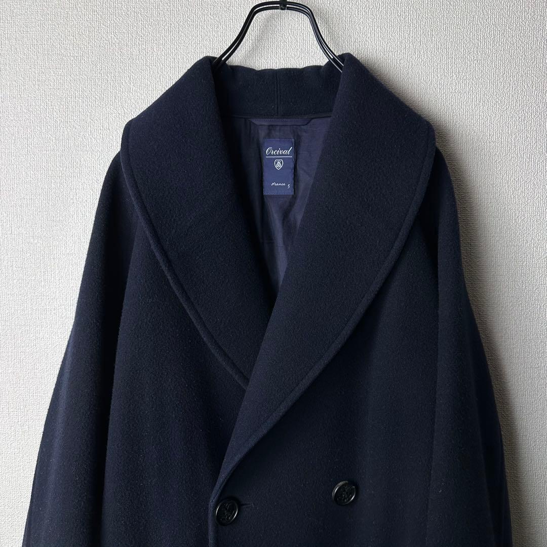 ORCIVAL ウールコート ショールカラー メルトンコート オーシバル