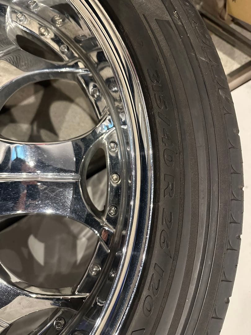 ハマーh2 ジオバンナ　26インチ　アルミホイールタイヤ4本セット