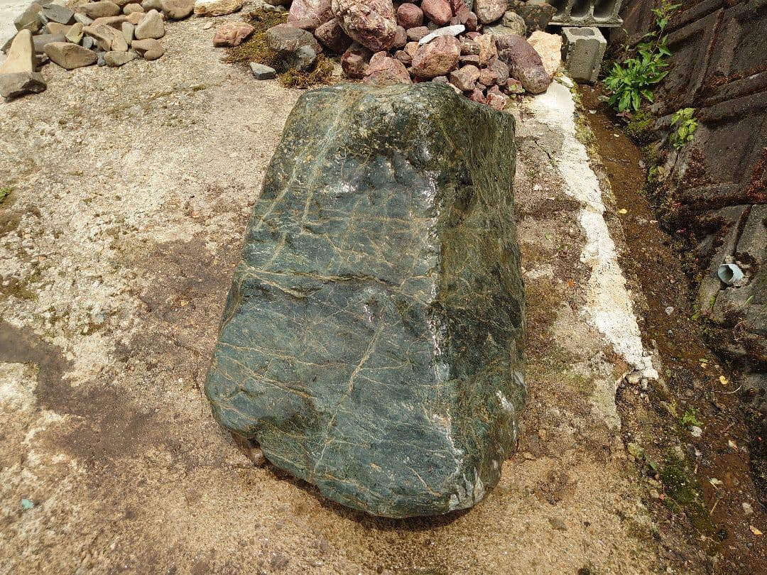 京都産 大江山石 約300kg 庭石 観賞石 日本庭園