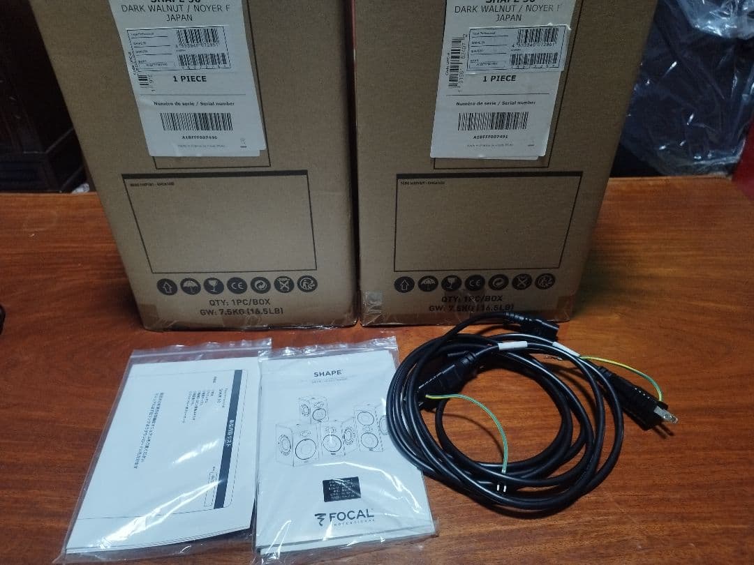 focal shape50　ペア　モニタースピーカー　shape　50