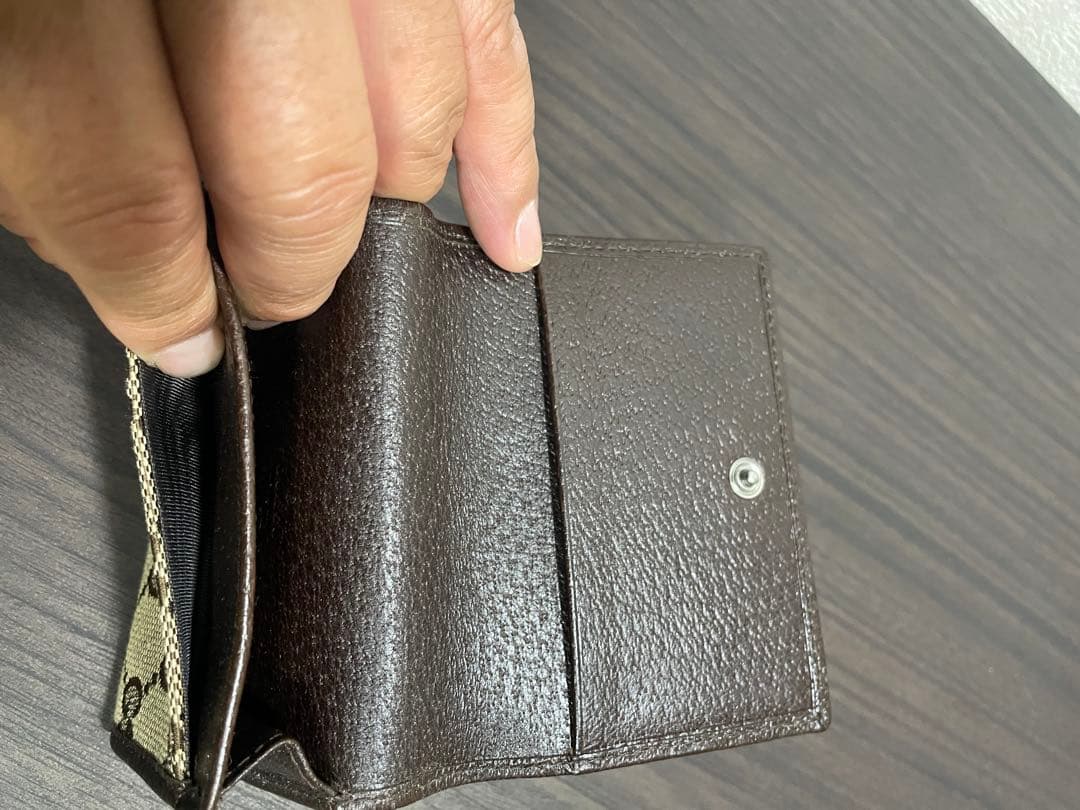 【美品】Gucci 名刺入れ ベージュ・ブラウン
