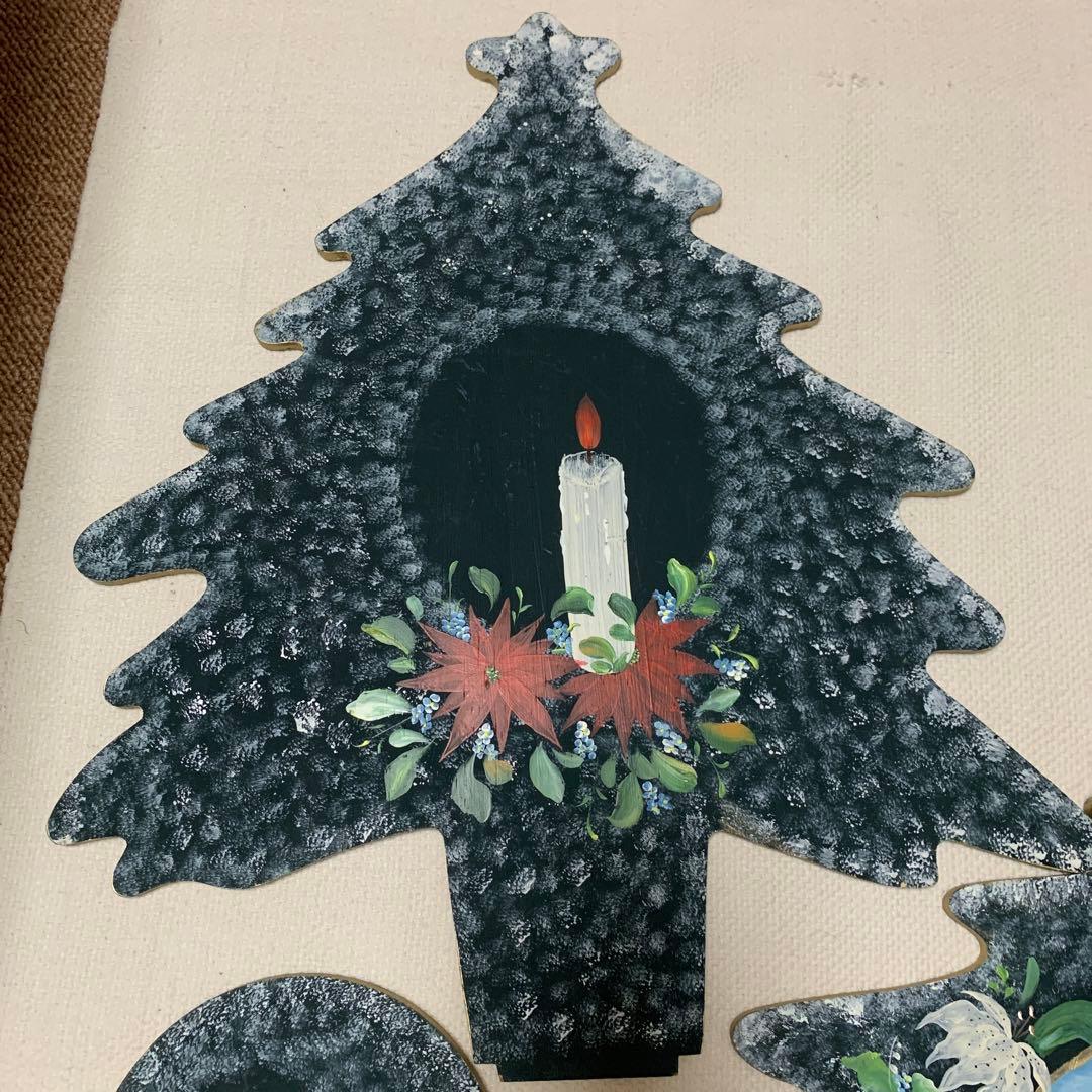 クリスマスボード　クリスマスツリー ハンドメイド　 アッセンドルフト