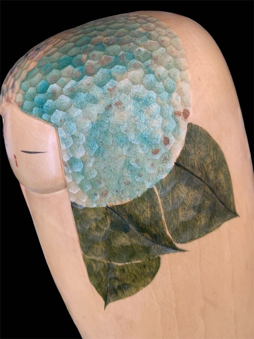 渡辺雄二　創作こけし　　『あじさい』