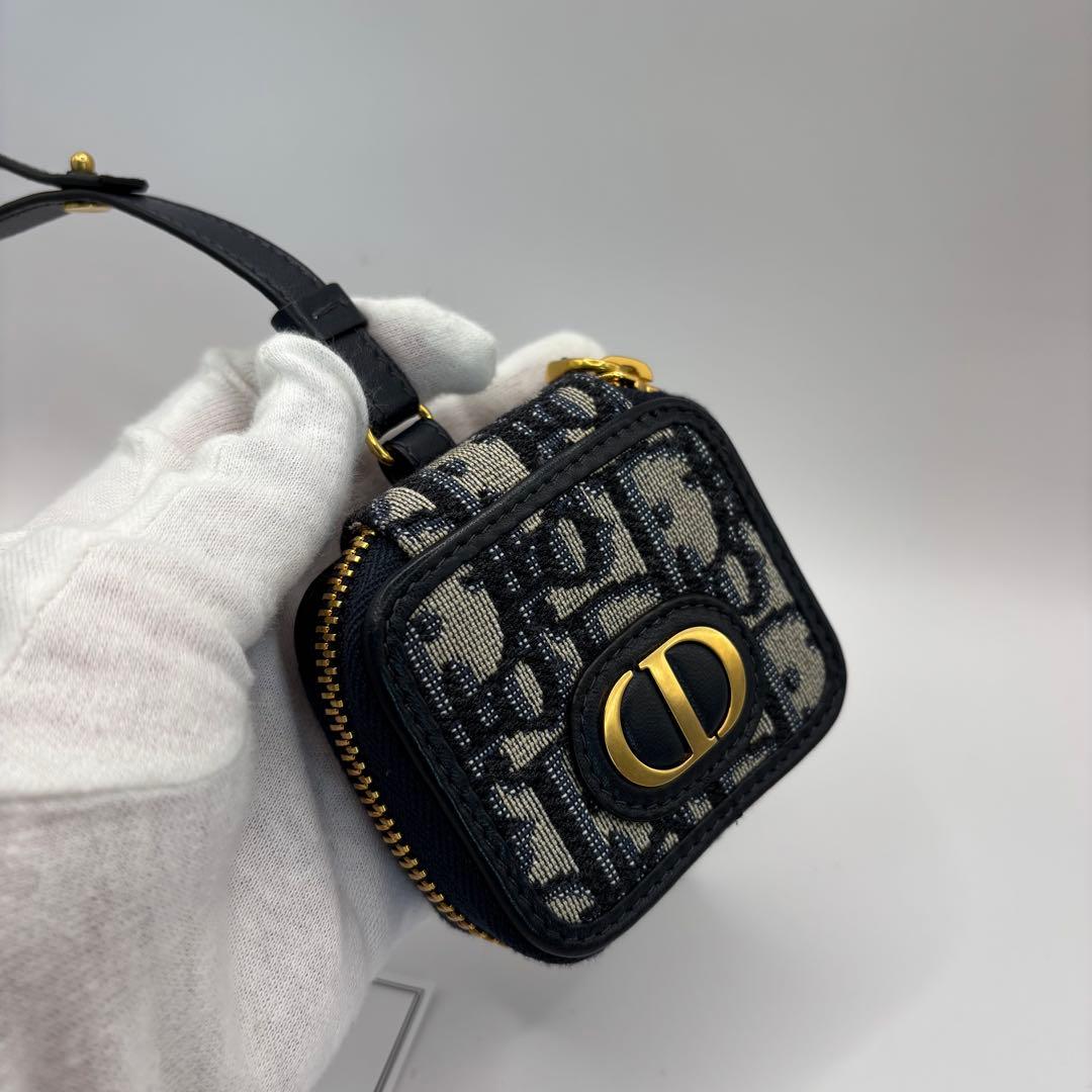 Christian Dior airpods pro ケース　ネイビー　総柄