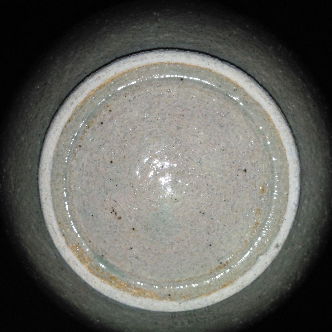 NO651 相馬駒焼　花瓶　田代法橋　馬絵