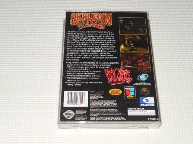 SS★SKELETON WARRIORS 海外版★箱付・説明書付・ソフト付