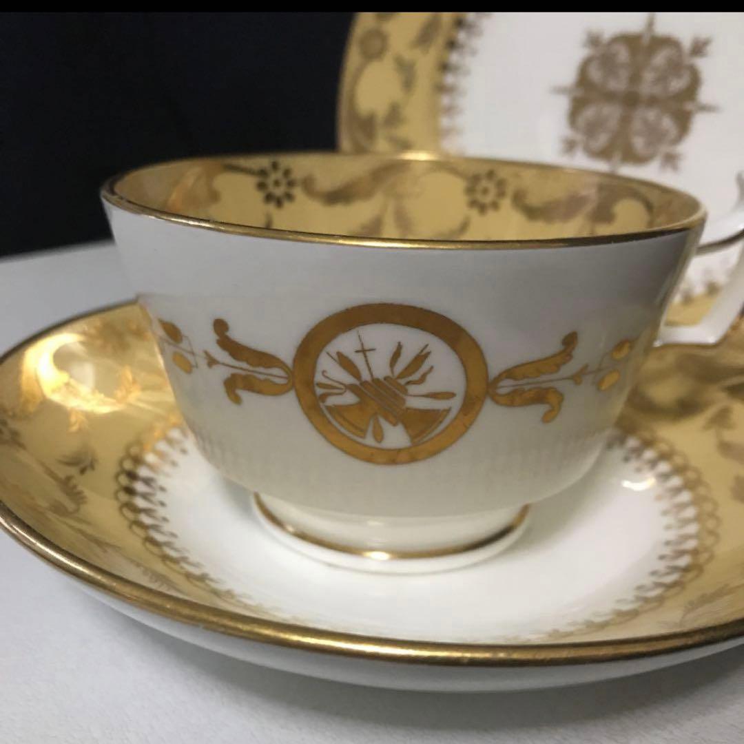 ミントン　アンティーク　金彩　レア