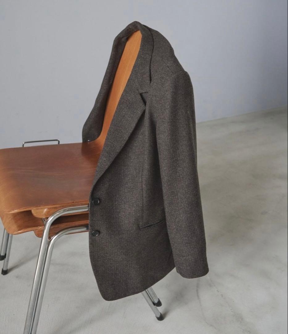 anuke Herringbone Wool Jacket ブラウン 36