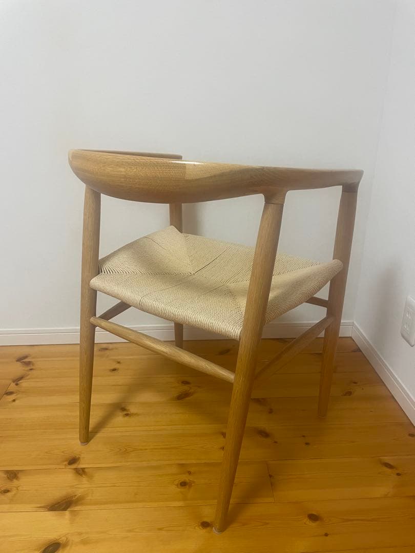 無印良品　オーク材ペーパーコードチェア
