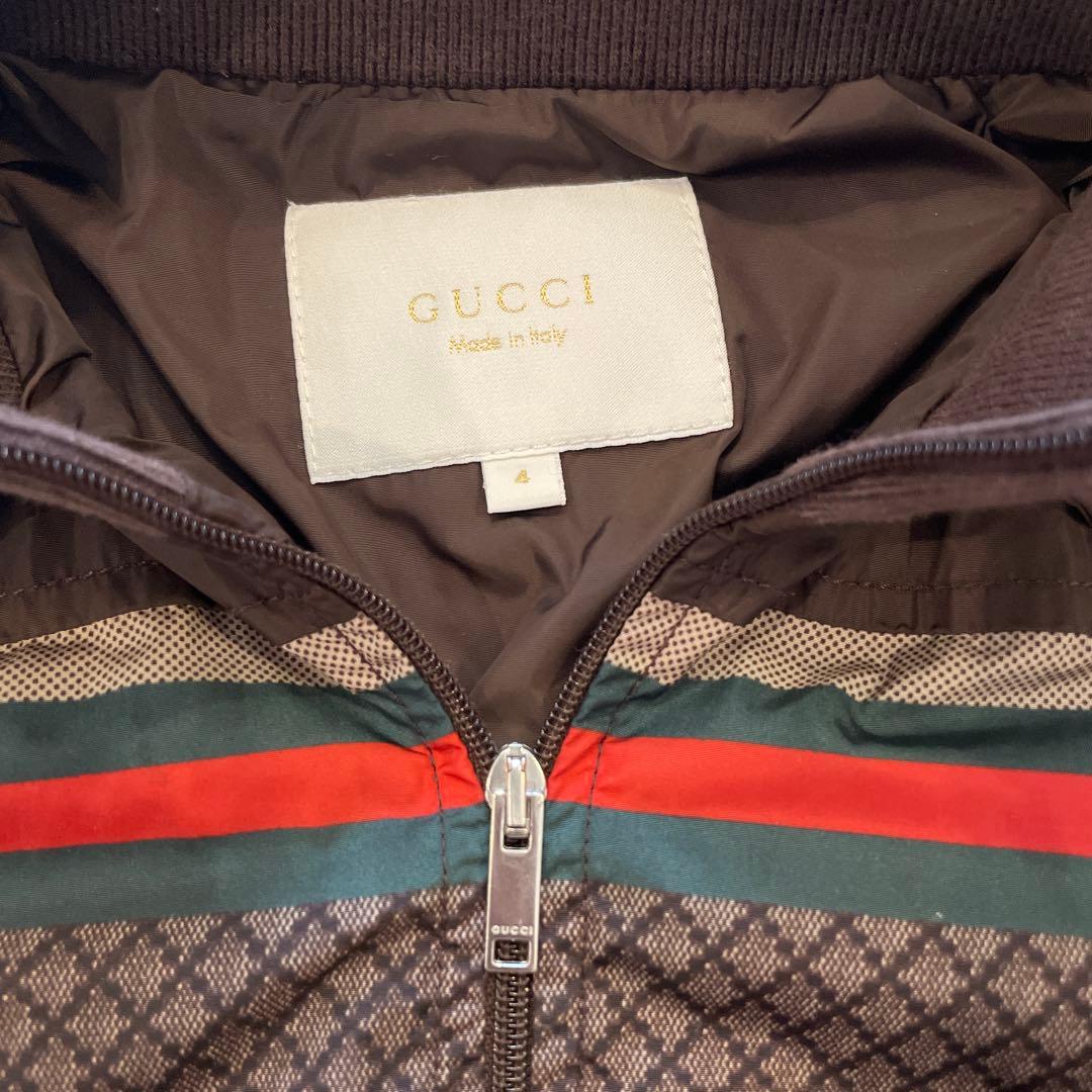 グッチ　GUCCI ウインドブレーカー　キッズ　4Y ジャケット　アウター　撥水