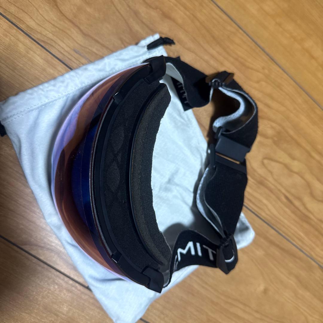 SMITH I/O MAG Black CHROMAPOPレンズ2枚収納袋付き