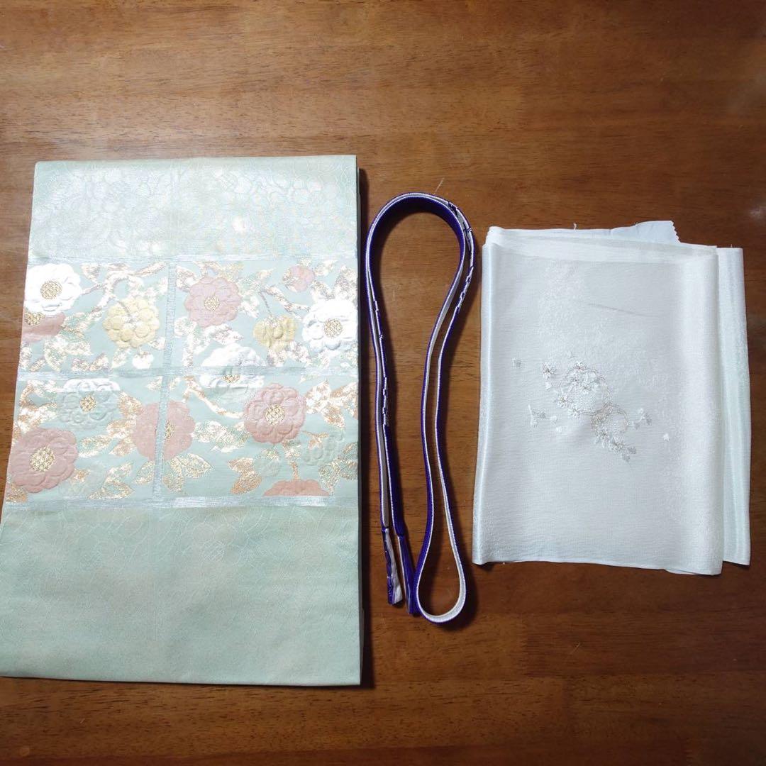 正絹　作家　紋付き　色無地　フルセット　フォーマル　フ7-11