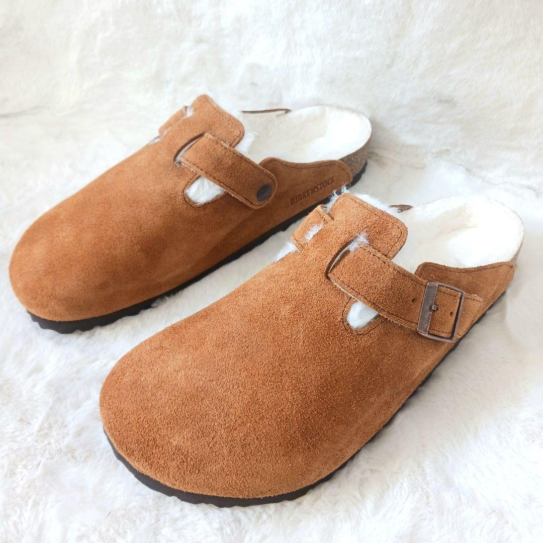 未使用 BIRKENSTOCK シアリング　スリッポン　ボアサンダル　28cm