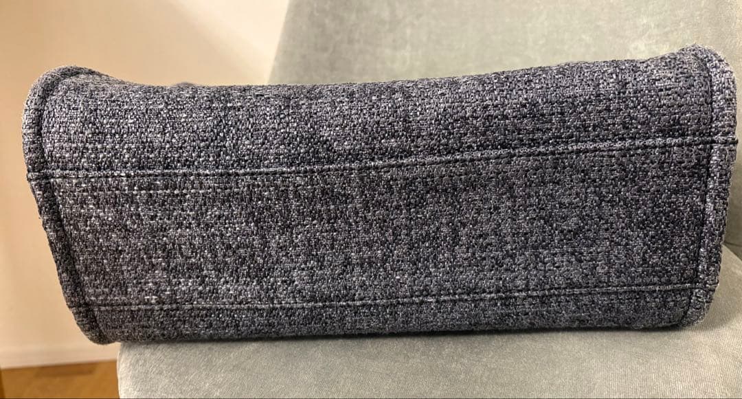 CHANEL 　美品⭐︎ドゥーヴィル　ショッピングバッグ　グレーツイード