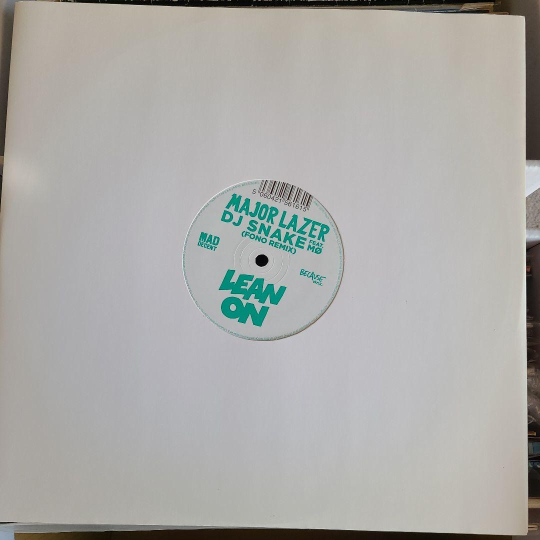 MAJOR LAZER LEAN ON 12インチ