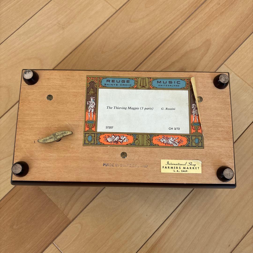 【未調整】　REUGE　リュージュ　72弁　オルゴール　泥棒かささぎ　ロッシーニ