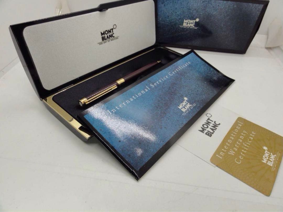 入手困難レアな銘品！ノブレス・エレガンス・ボルドーカラー★モンブラン　ボールペン