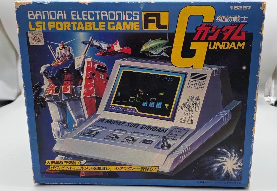 【動作品】赤バンダイ FLモビルスーツガンダム LSIポータブルゲーム