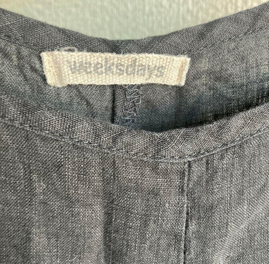最終値下げ【美品】weeksdays ×fog linen work サロペット