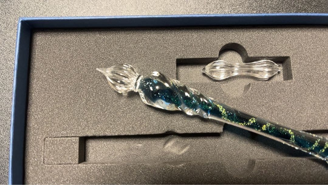 【未使用】ガラス工房LUC 銀河鉄道の夜 ガラスペン