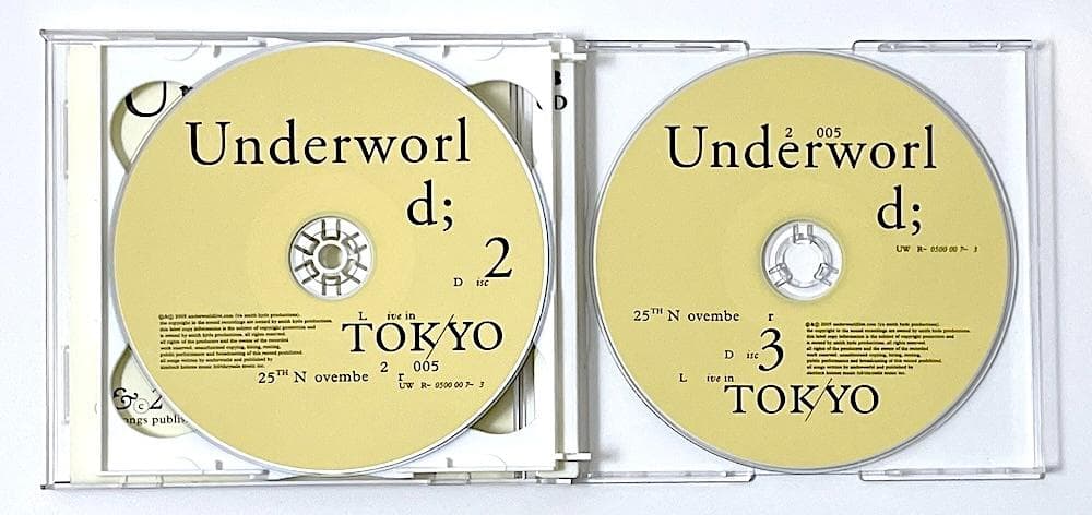 廃盤 LIVE IN TOKYO 25TH NOVEMBER 2005〈3枚組〉