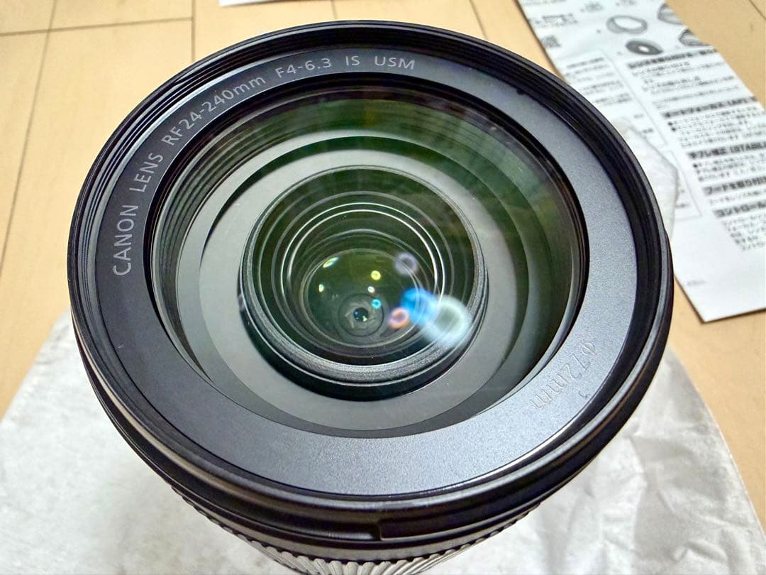 新品同様Canon RF 24-240mm F4-6.3 IS USMレンズ
