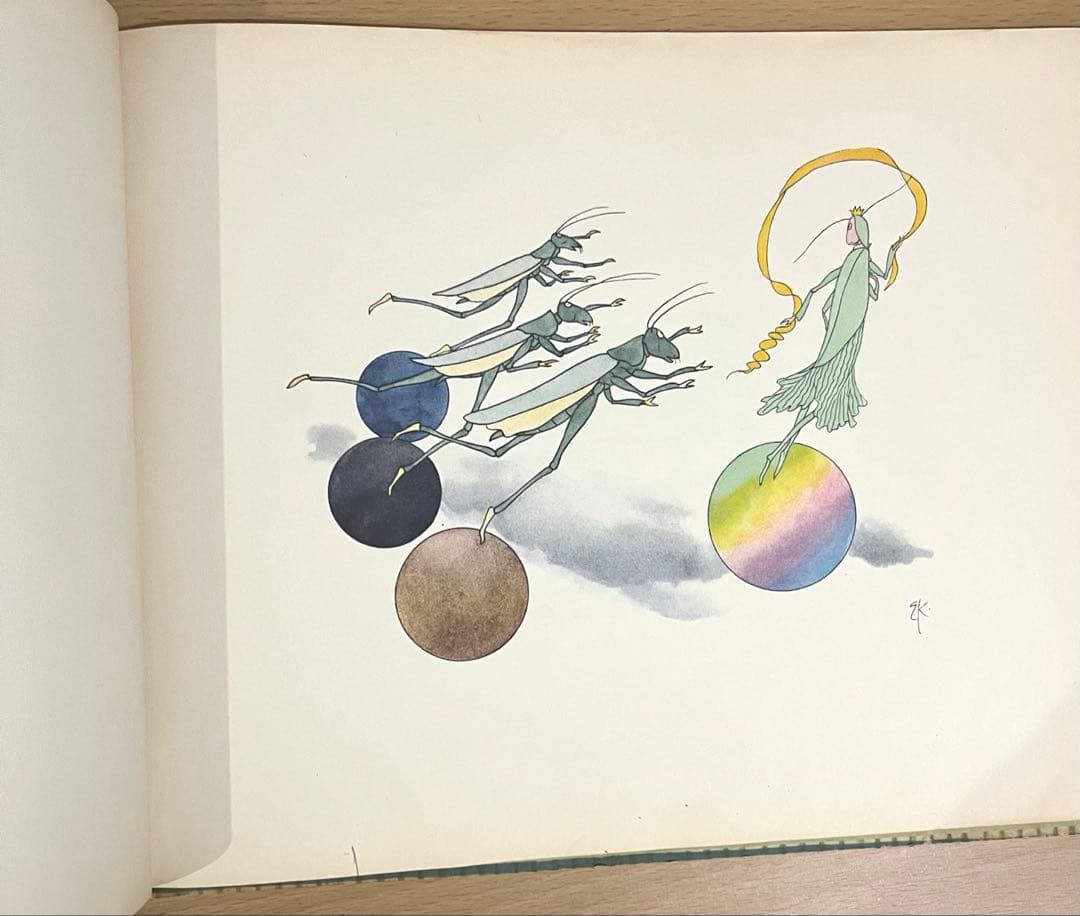 No.303 超希少 レア 古書 アンティーク 洋書 児童書 ドイツ 絵本 妖精