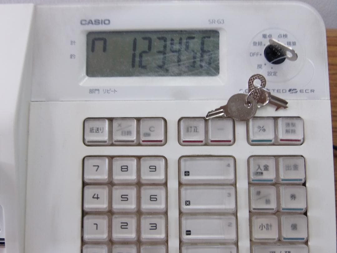 カシオ SR-G3 2022年製 適格簡易請求書対応 レジスター 250728