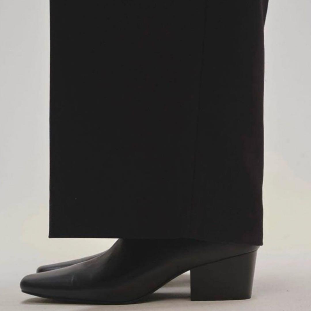 【todayful】 Squaretoe Leather Sabot 38