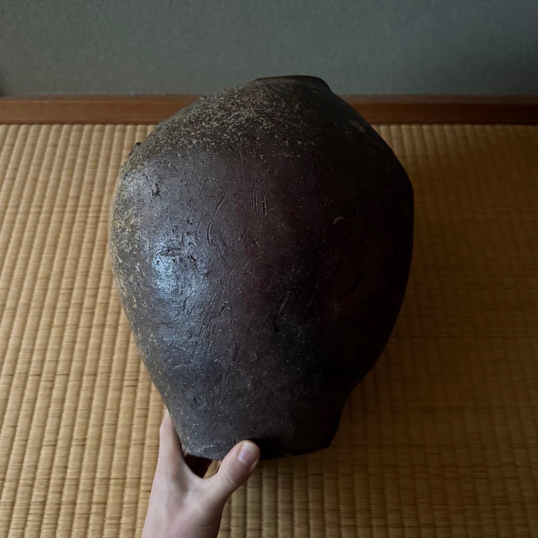 古常滑 壺 大壺 桃山時代 自然釉 古美術 骨董 古信楽 古丹波 古備前 古瀬戸