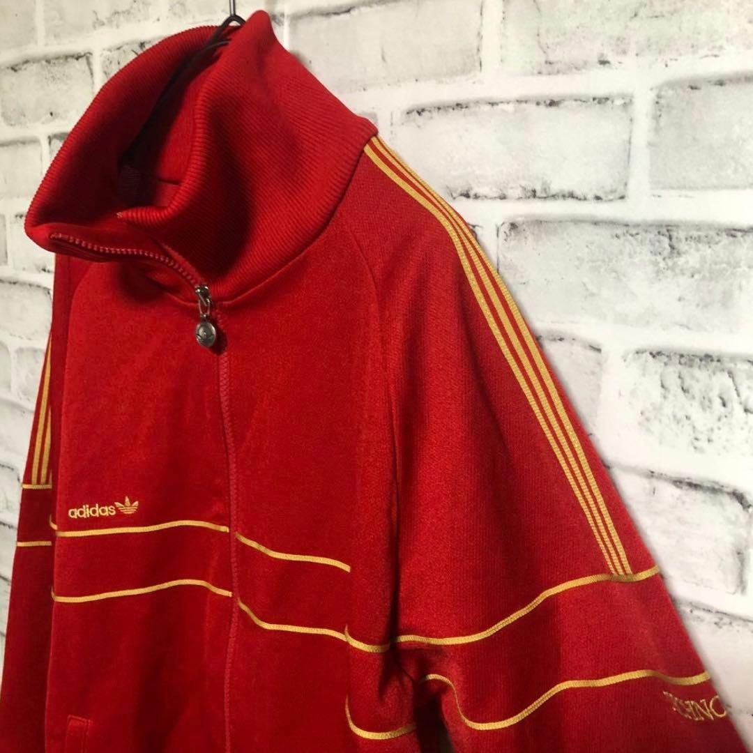 70s⭐️adidas トラックジャケット L TECHNO 刺繍トレファイル