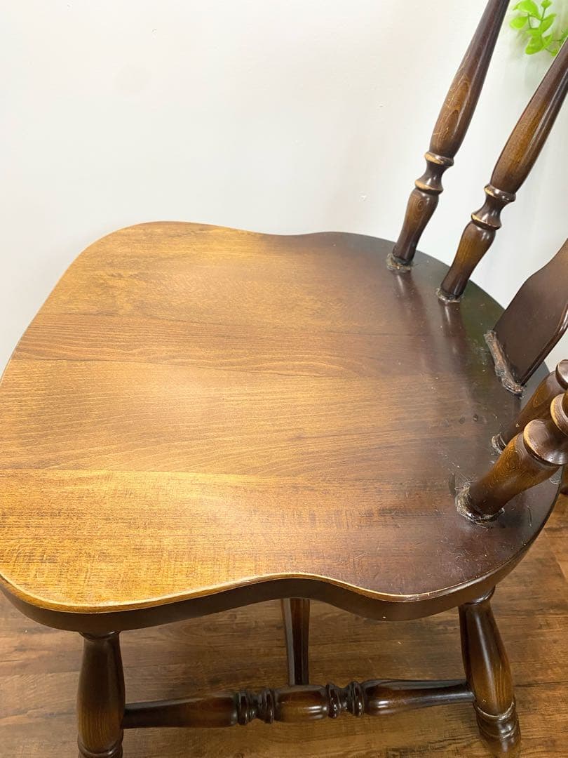 飛騨産業 キツツキマーク ウィンザーチェア 椅子 2脚セット