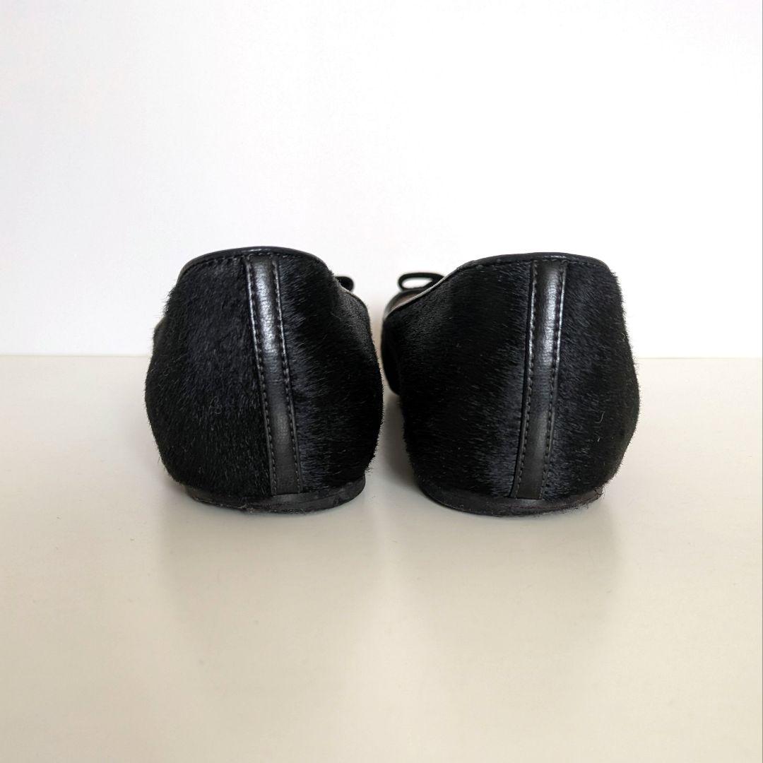 フェラガモ ヴァラ リボン パンプス ヴァリナ フラットシューズ 8C 収納袋付