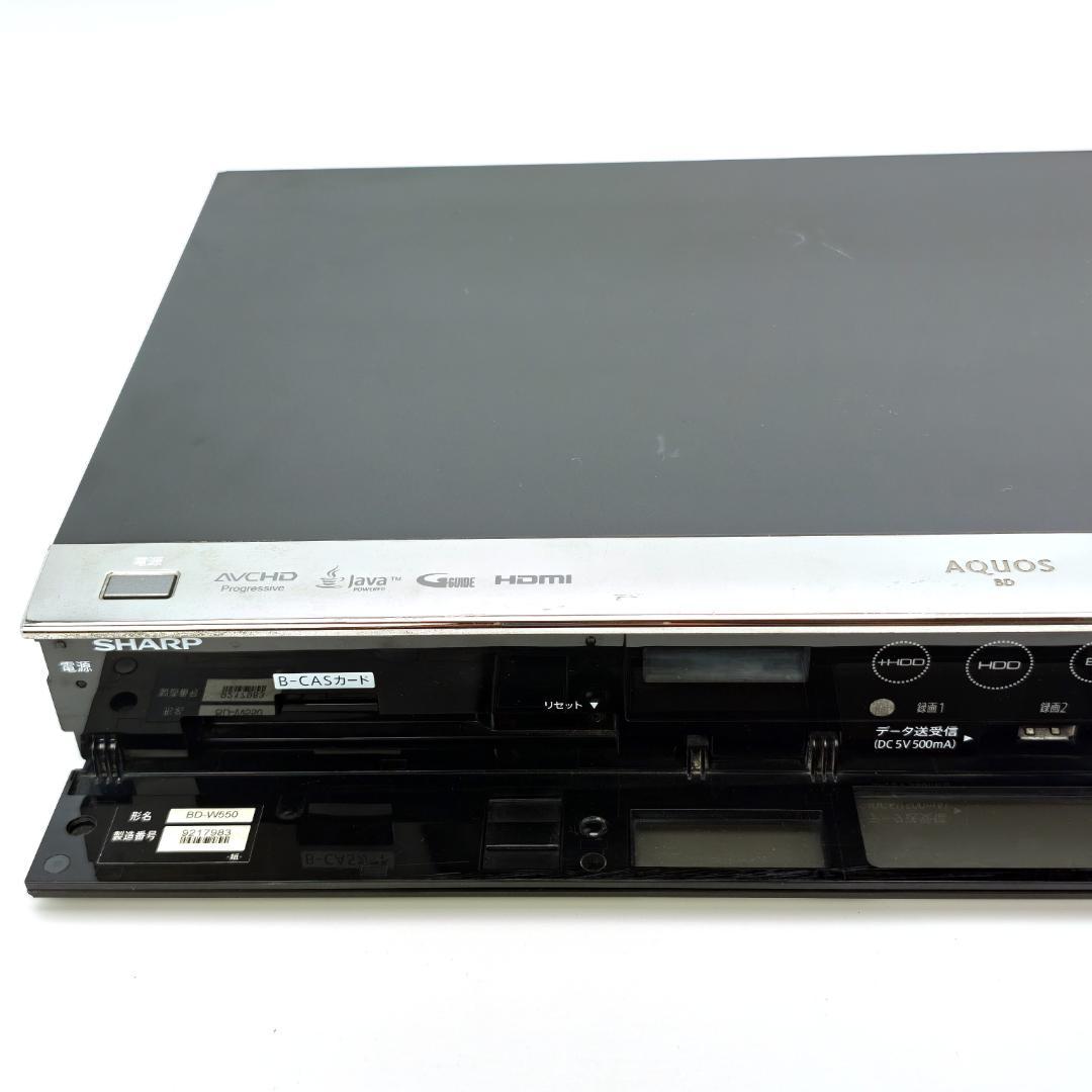 SHARP BD-W550 Blu-rayレコーダー HDD500GB