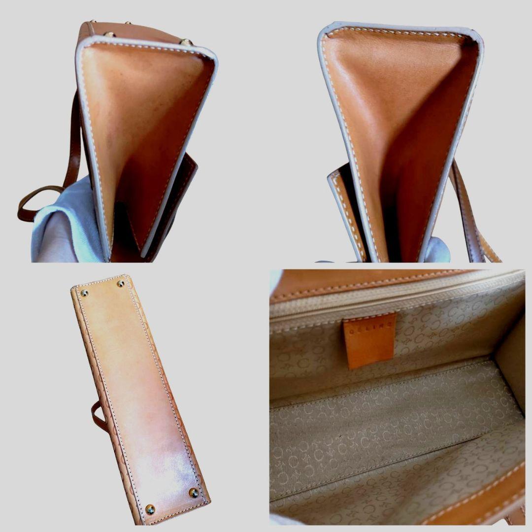 【バラクサ】CELINE セリーヌ ハンドバッグ Cマカダム オールド