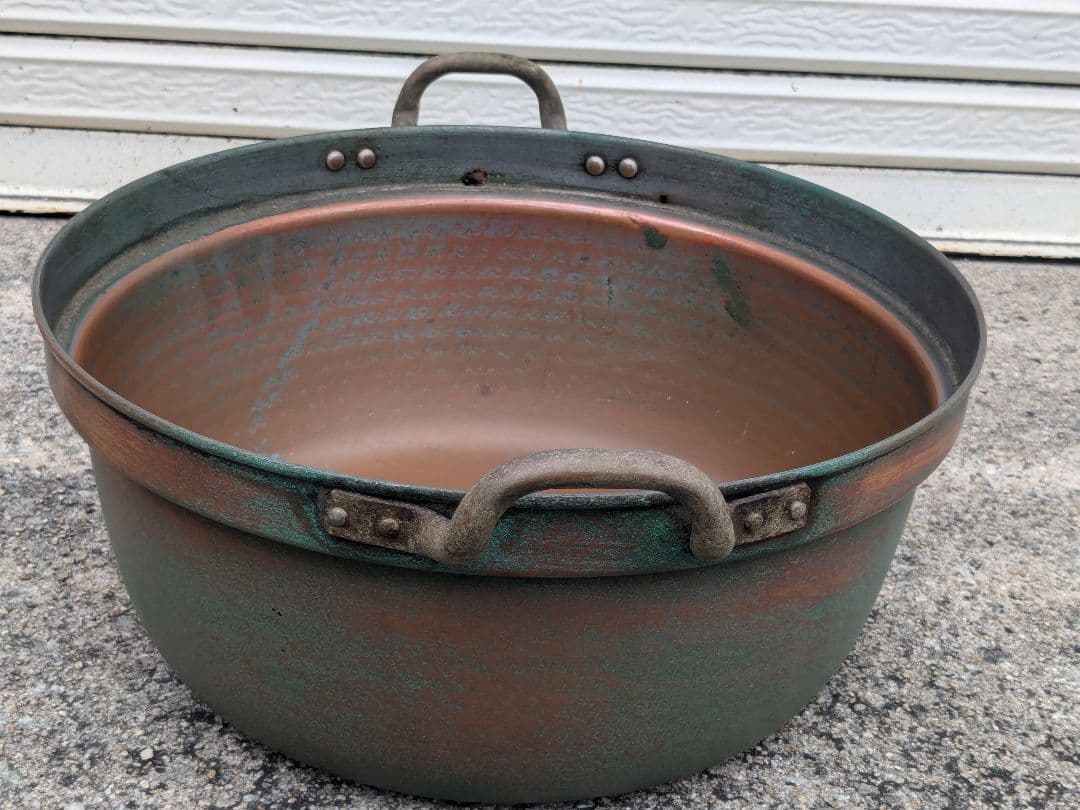 銅製 両手鍋 36cm アンティーク ヴィンテージ