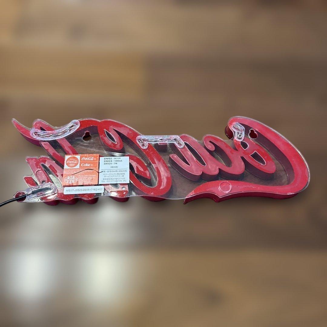 Coca-Cola 立体ロゴ インテリア小物 約43cm