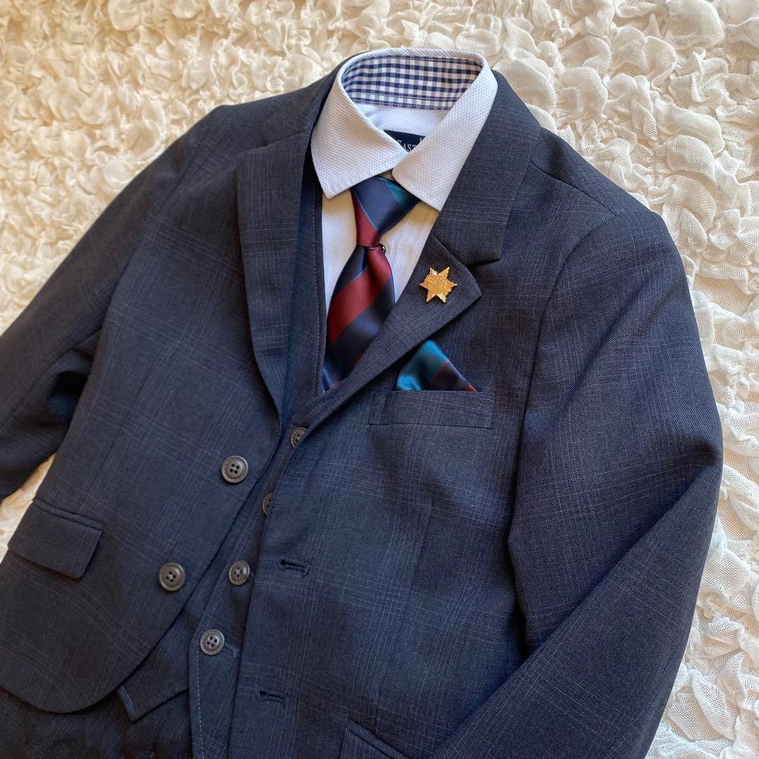 イーストボーイ 男の子 フォーマルスーツ 120 5点セット