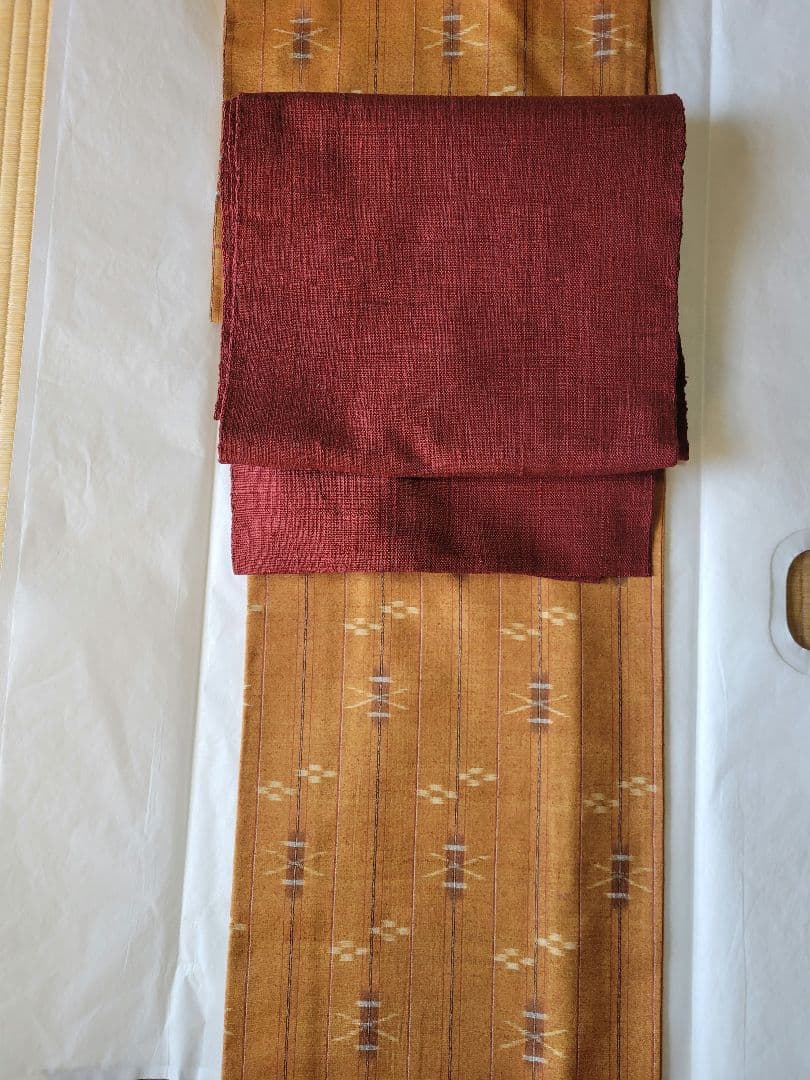 久米島紬　証紙あり