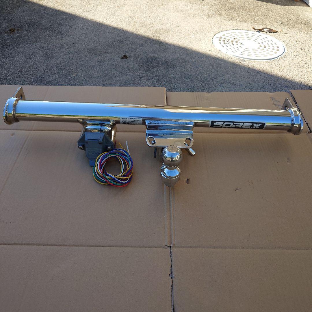 150　プラド　SOREX トレーラー用ヒッチ ステンレス　ヒッチメンバー