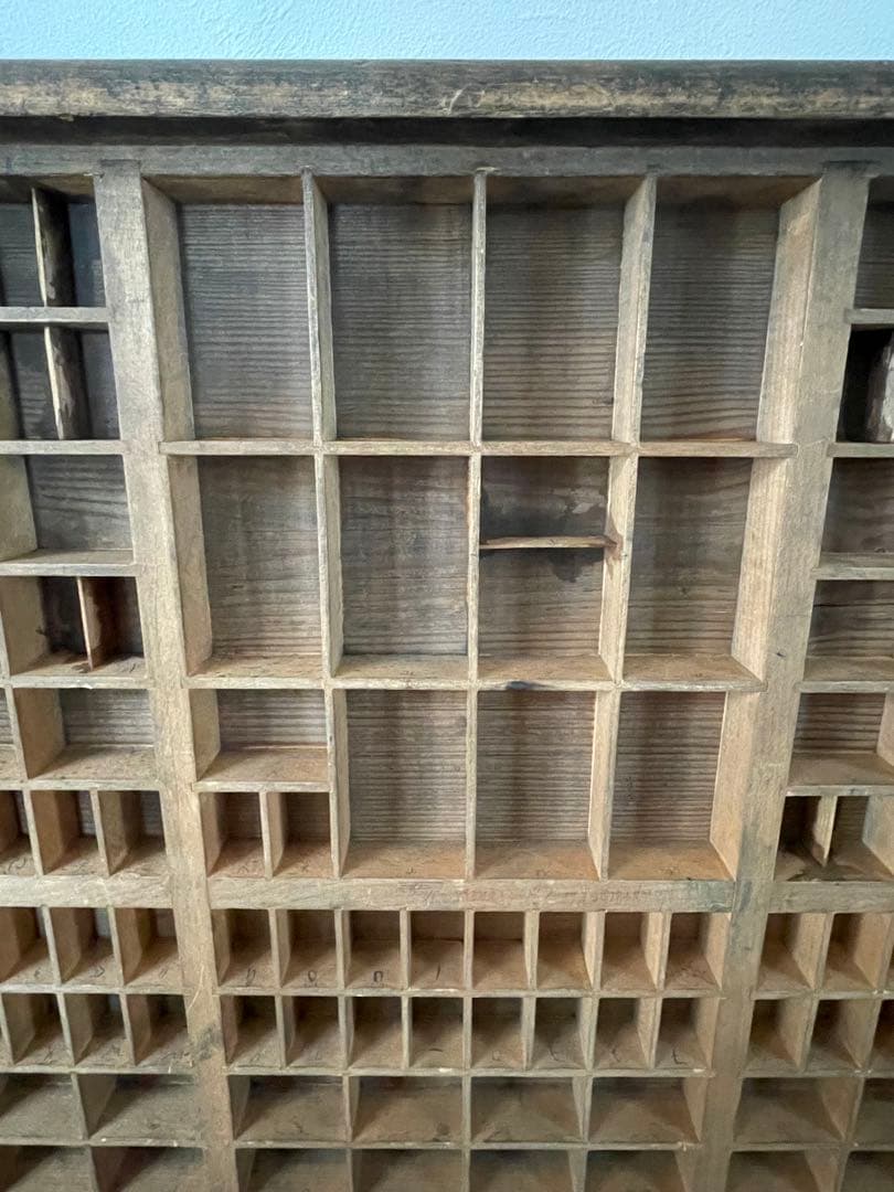 ドイツ　アンティーク　プリンタートレイ　ケースボックス