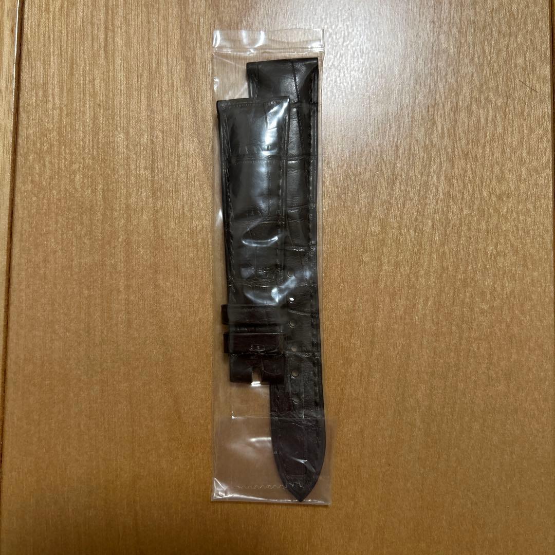 【新品】パテックフィリップ　純正　カラトバ専用　革ベルト ダークブラウン