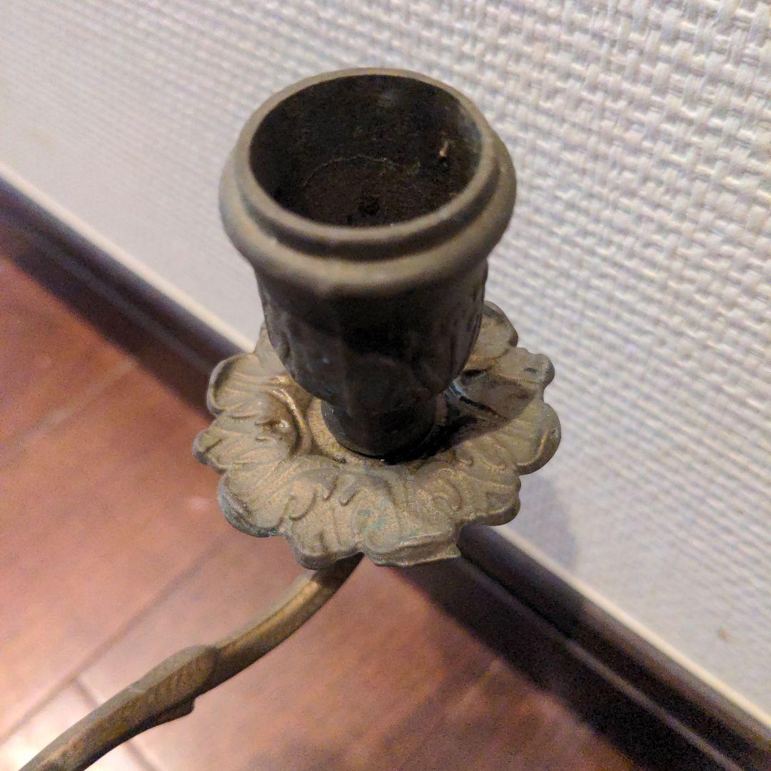 3灯式　フランスキャンドルホルダー　アンティークキャンドルスタンド　　 真鍮